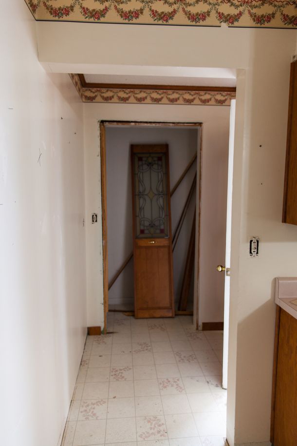 Original Entryway from the inside